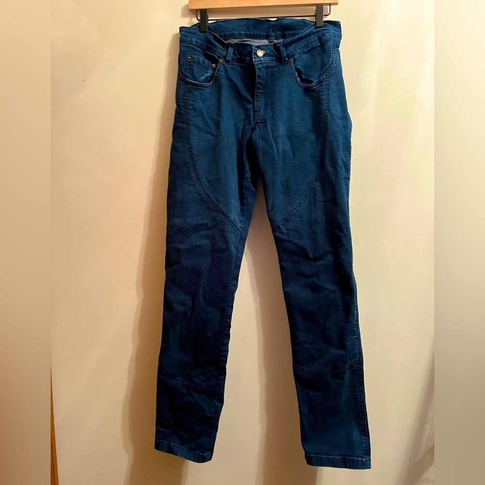 AGV Sport Womens Jeans 8 Long Blue Motorcycle  Liner Made With Kevlar Moto pants